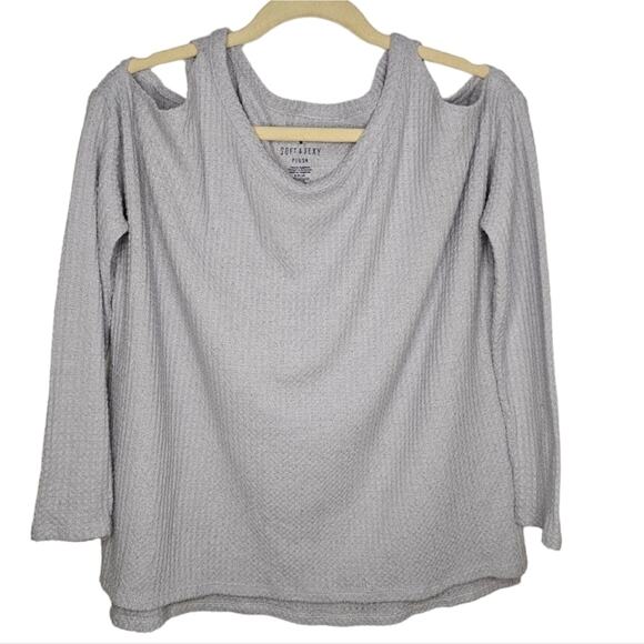 American Eagle Soft and Sexy Plush Open Shoulder Long Sleeve Tunic - Picture 8 of 9